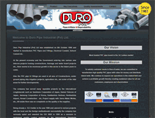 Tablet Screenshot of duropipepvc.com